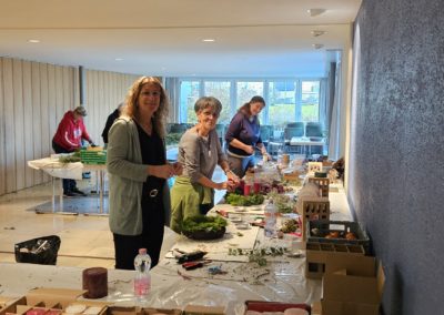 Das Chranzi-Team bei den Vorbereitungen